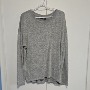 Tahari‎ Heather Gray Knit Top